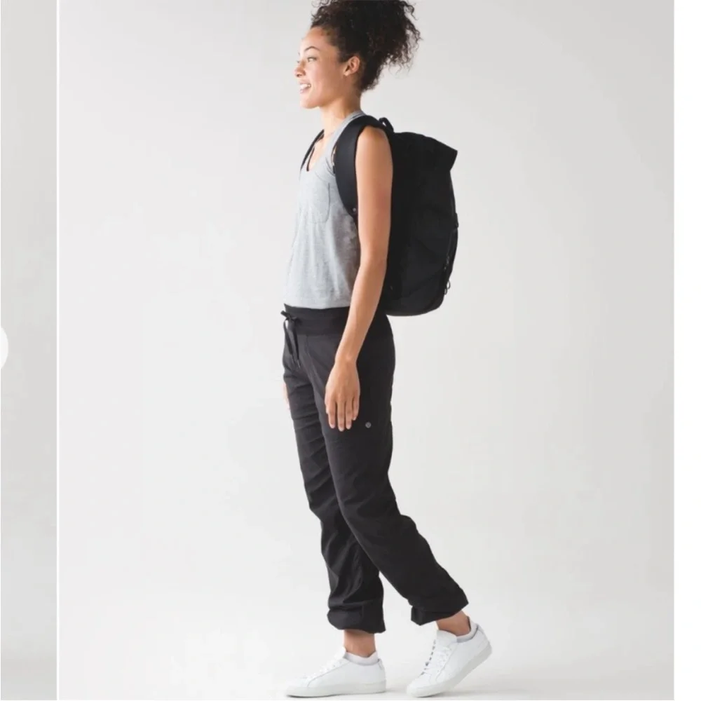 lululemon athletica Black Straight-Leg Active Pants - Picture 16 of 16